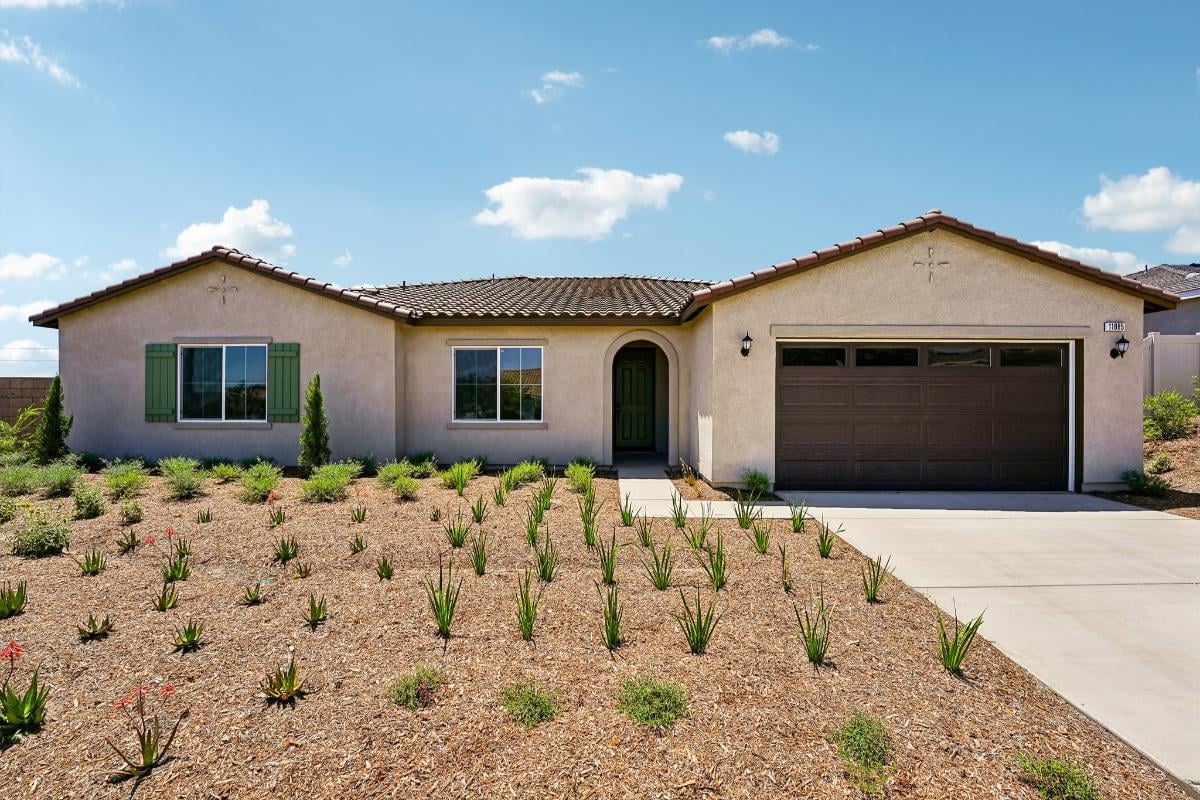 Representative builder exterior of the Plan 2862 home
