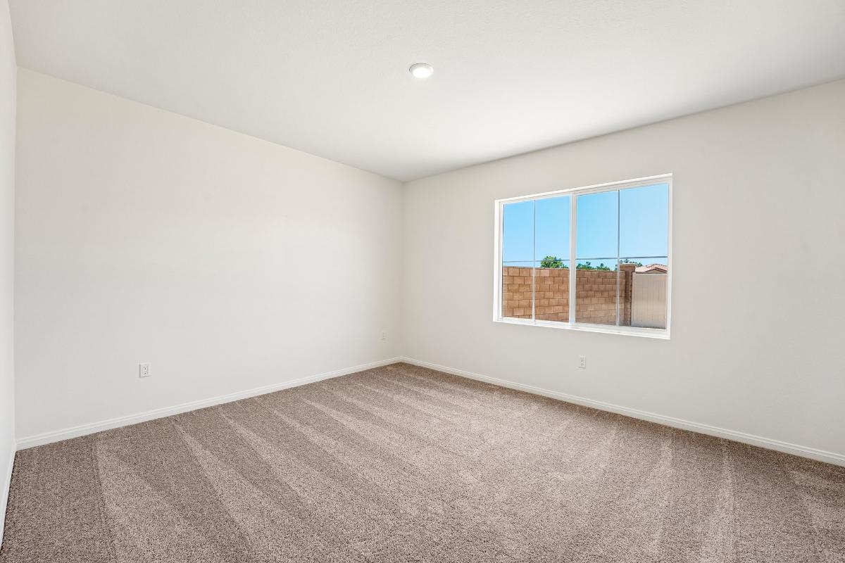 Representative builder view of another secondary bedroom